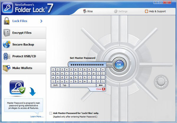 Folder Lock - поставить пароль на папку