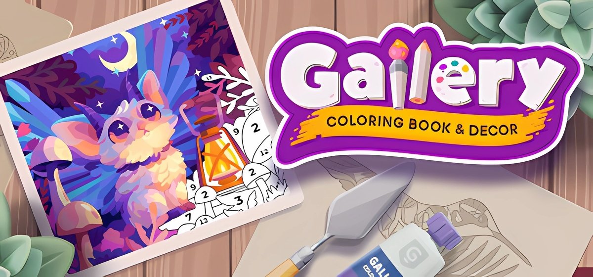 Gallery Coloring book & decor